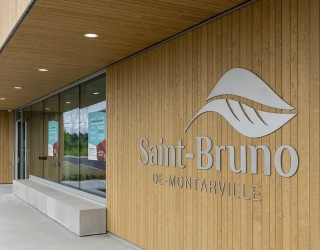 Marie-Victorin park covered skating rink