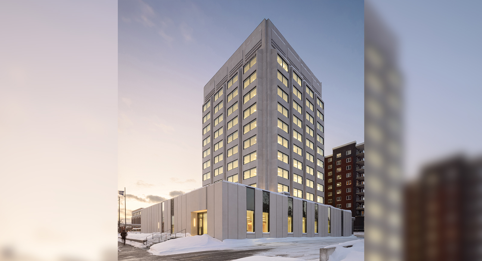 Major upgrade of the building at 1141 Route de l’Église