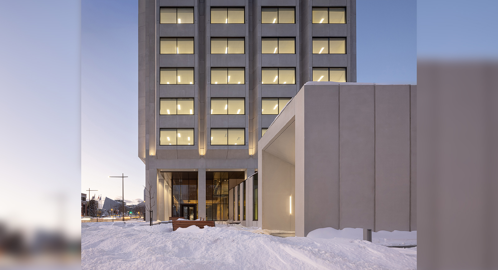 Major upgrade of the building at 1141 Route de l’Église