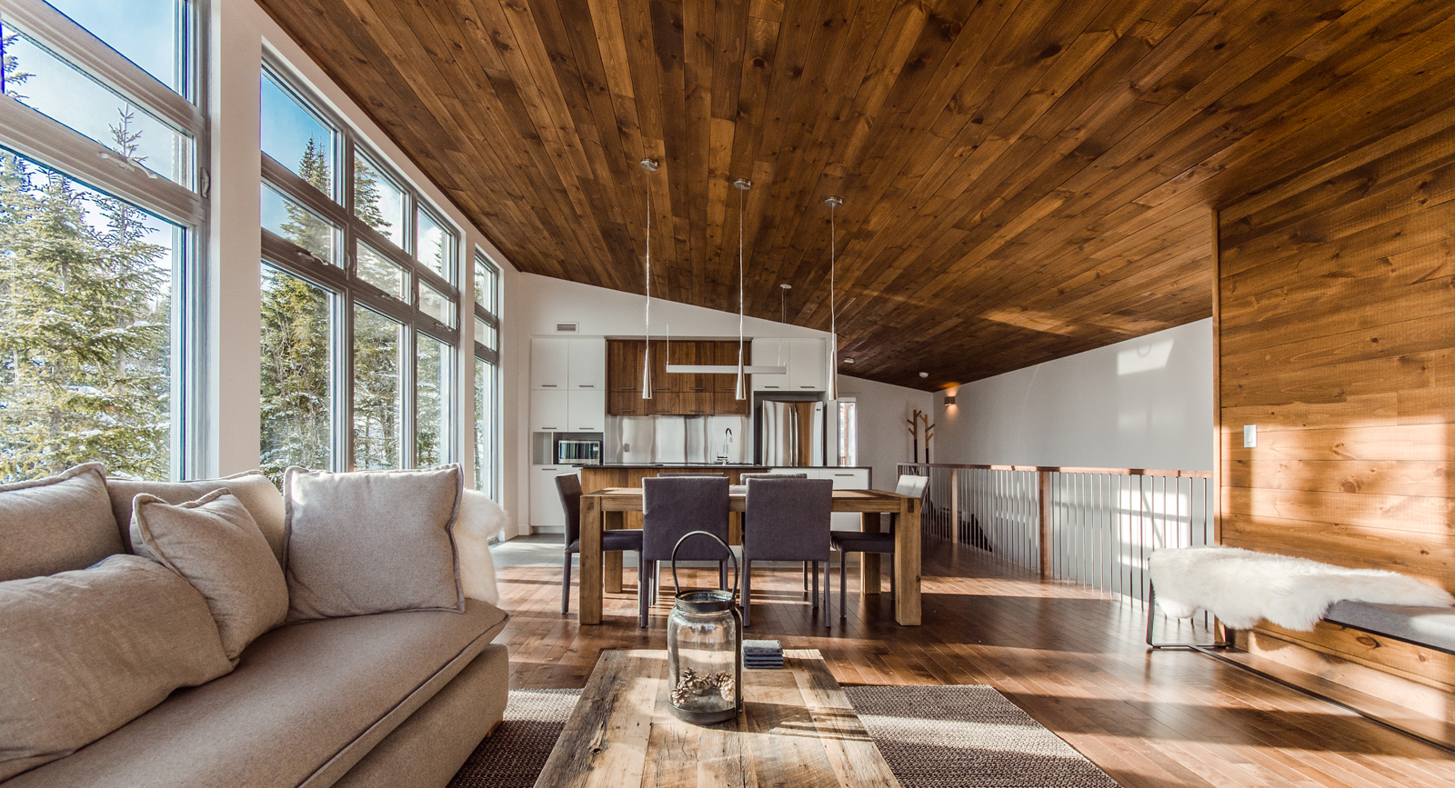 Chalets-forêt du Massif de Charlevoix