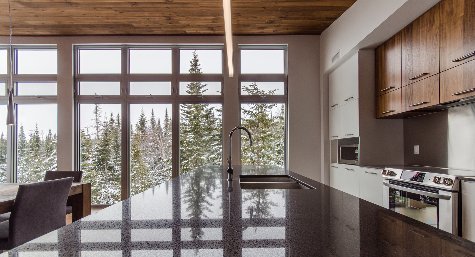 Chalets-forêt du Massif de Charlevoix