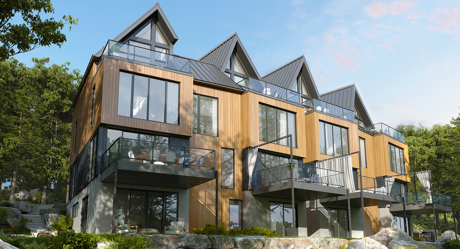 Arborescence, Bromont condos-shelters