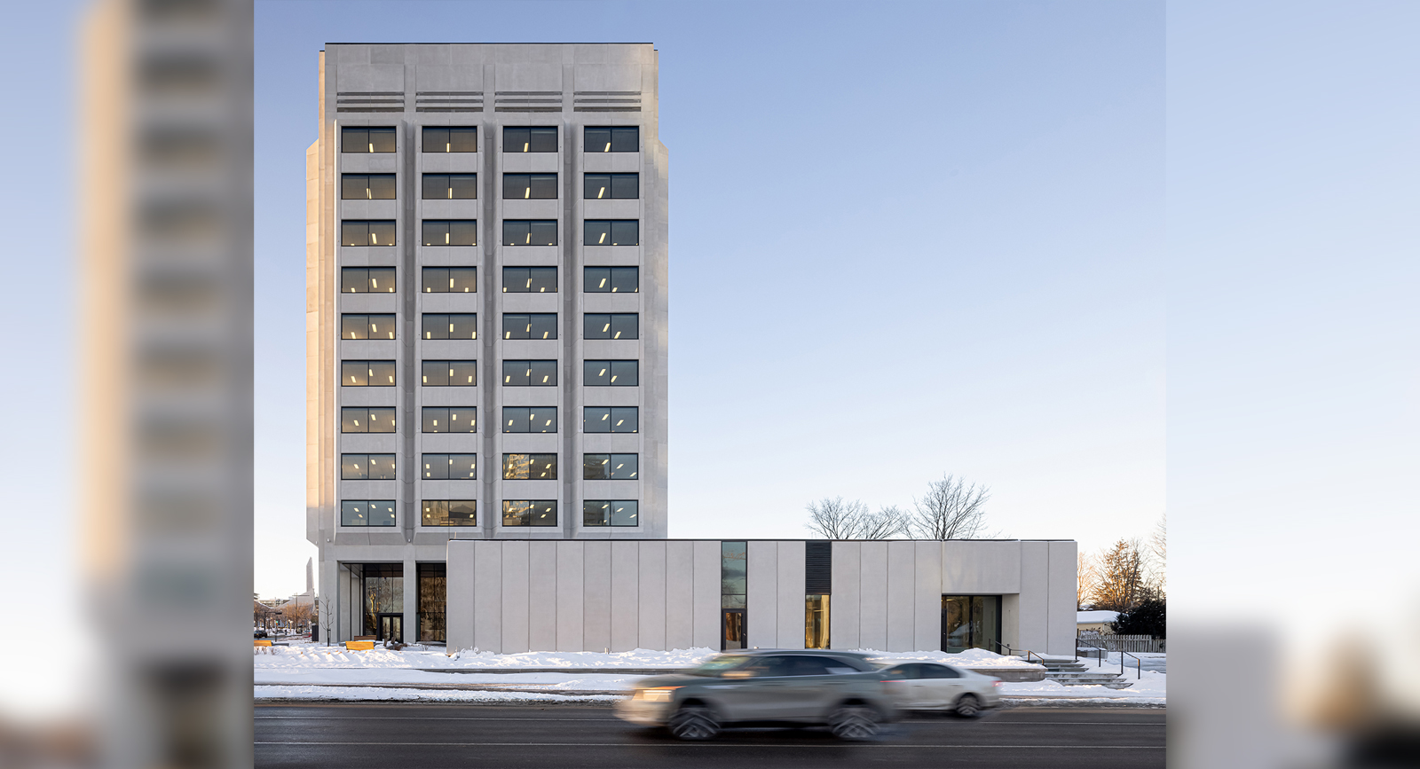 Major upgrade of the building at 1141 Route de l’Église