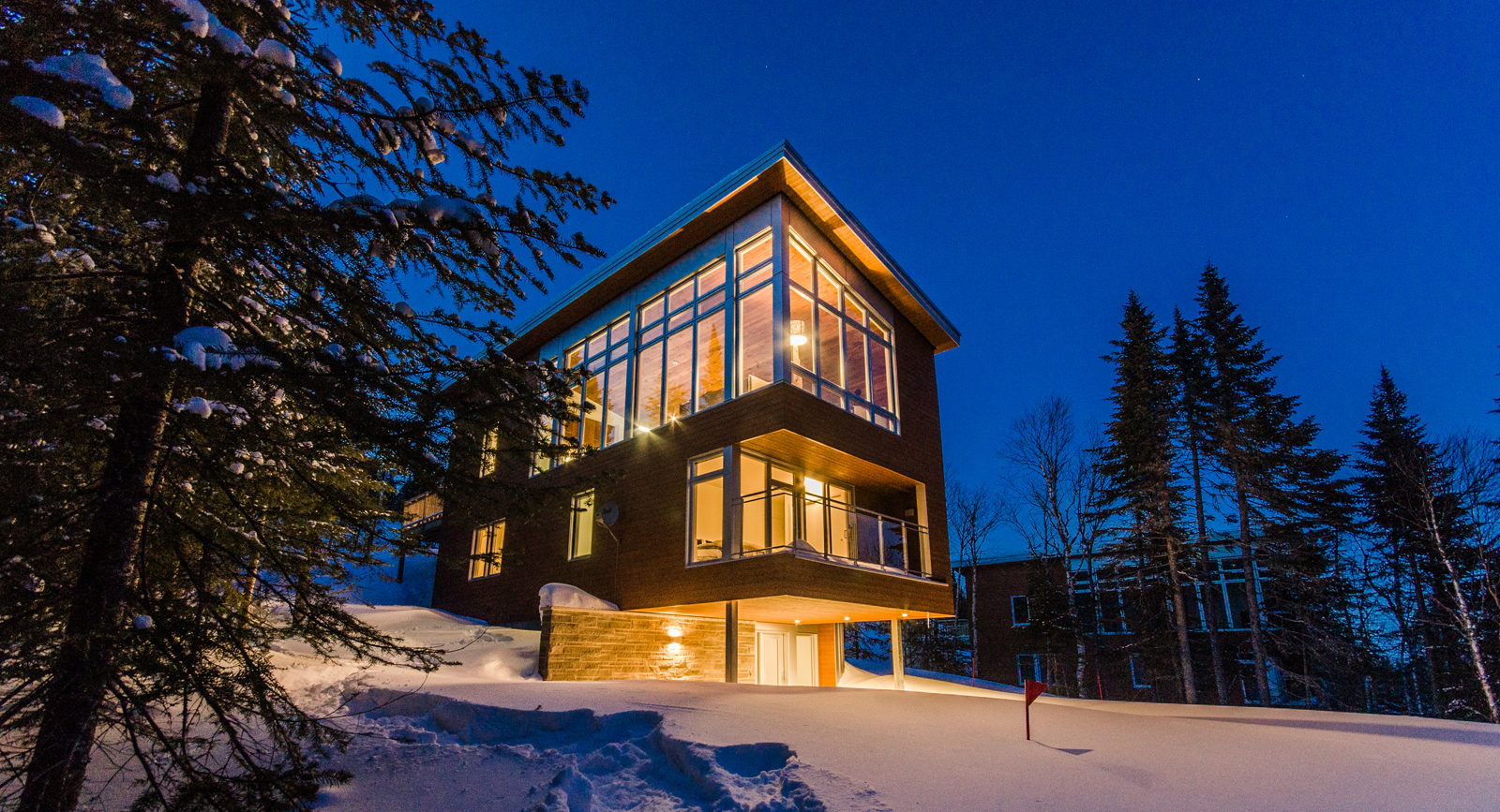 Chalets-forêt du Massif de Charlevoix